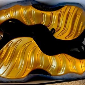 Gold Air Foamposite One